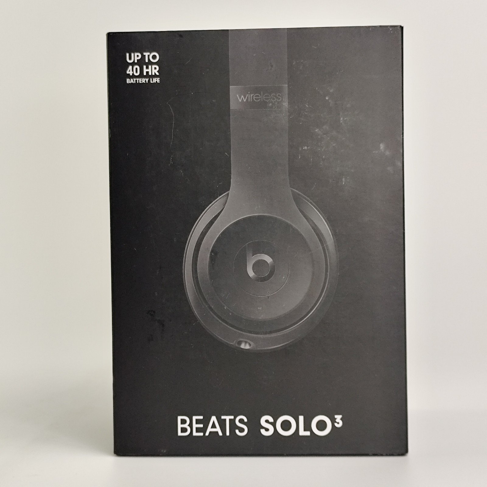 Beats Solo3 Wireless On Ear Headphones Black W1 Chip Noise Cancelling (Open Box)