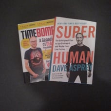 Lot of 2 Hardcover books health & anti-aging