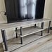 Turn-N-Tube No Tools 3D 3-Tier Entertainment TV Stand up to 50 inch TV, NEW