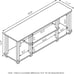 Turn-N-Tube No Tools 3D 3-Tier Entertainment TV Stand up to 50 inch TV, NEW