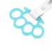 BRAND NEW 2PCS KNUCKLES FINGER GRIP JDM TSURIKAWA RING White Handle Strap Drift
