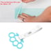 BRAND NEW 2PCS KNUCKLES FINGER GRIP JDM TSURIKAWA RING White Handle Strap Drift