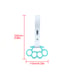 BRAND NEW 2PCS KNUCKLES FINGER GRIP JDM TSURIKAWA RING White Handle Strap Drift