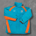 Vintage Miami Dolphins Full Zip Jacket On Field Size Med NFL Football Coat