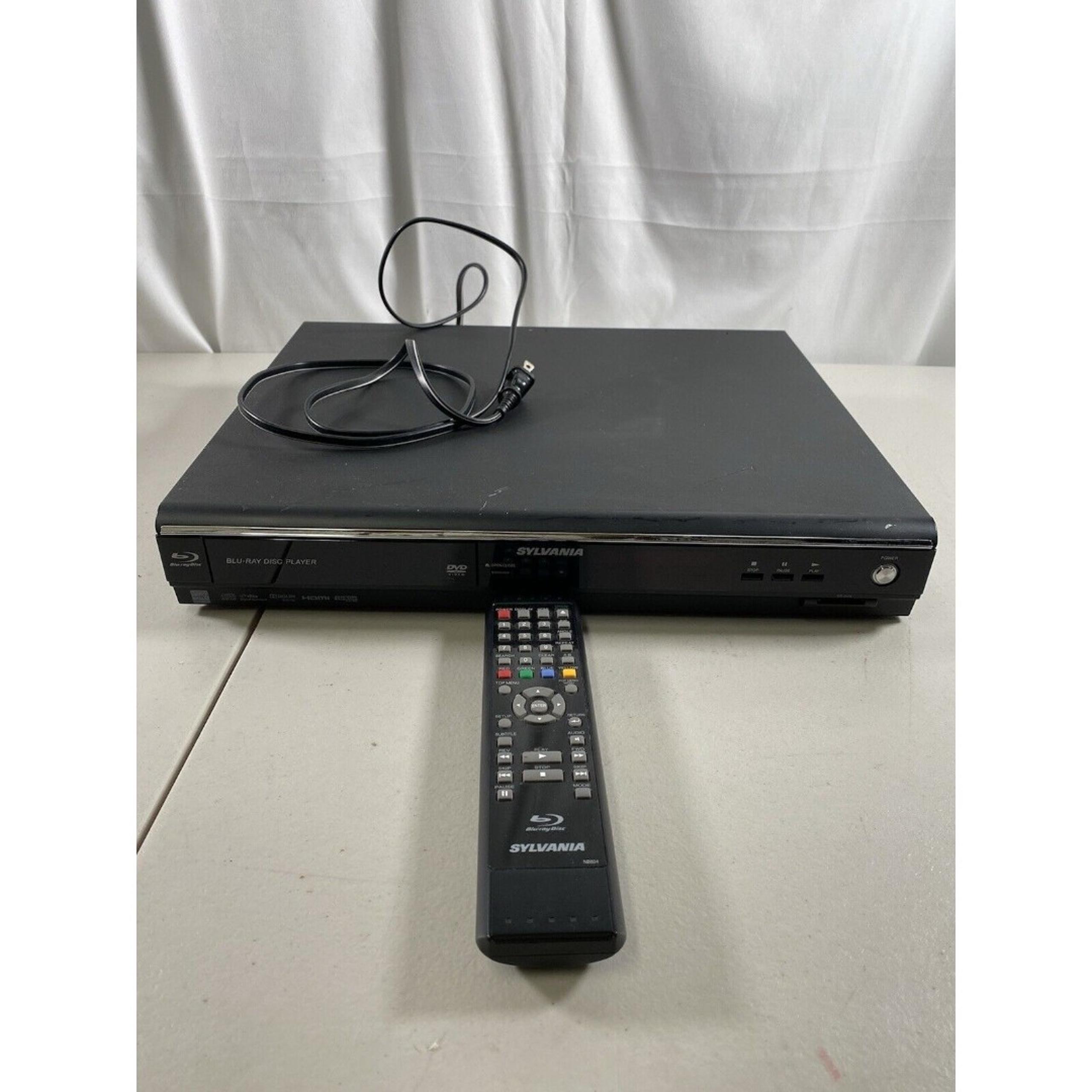 Sylvania NB500SL9 Blu-Ray Player With Remote Control Tested Working READ