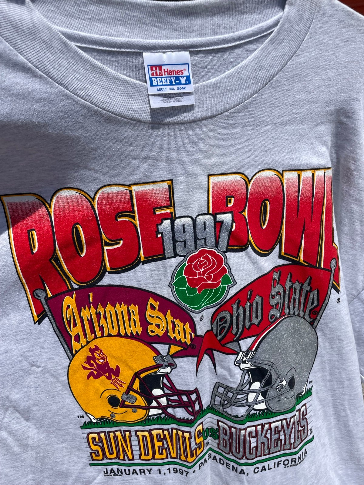 Vintage 1997 Rose Bowl t shirt xxl
