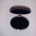 Sheridan Pewter Art Deco Oval Design Jewelry Box
