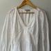 AllSaints Irina Broderie Mini Dress in Chalk White. size US 8 NWOT Brand new w