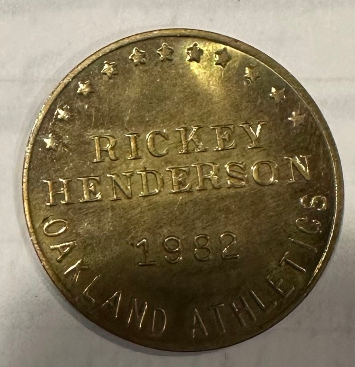 Rickey Henderson Coin
