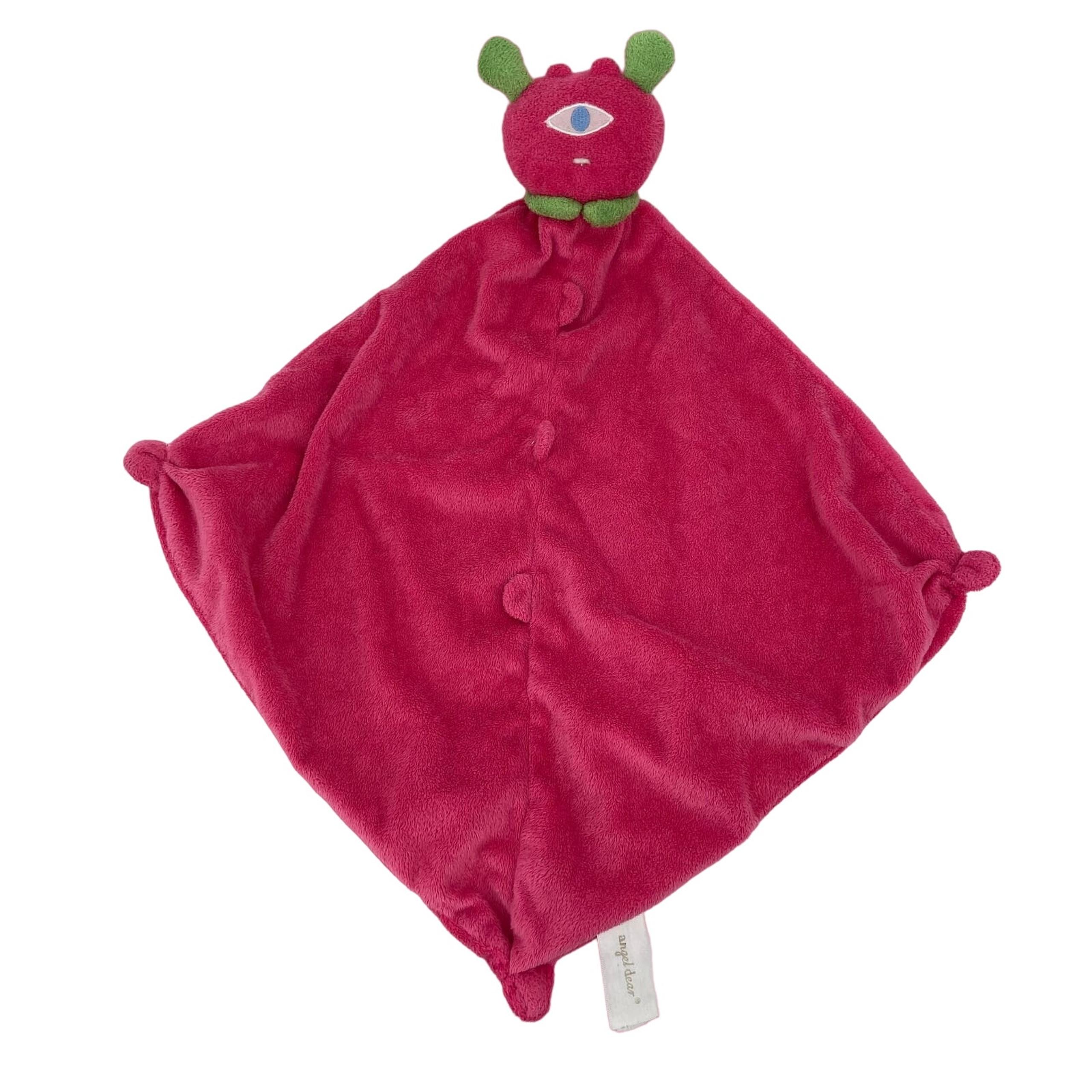 Angel Dear Pink Cyclops Lovey One Eye Alien Monster Security Plush 13 Inch