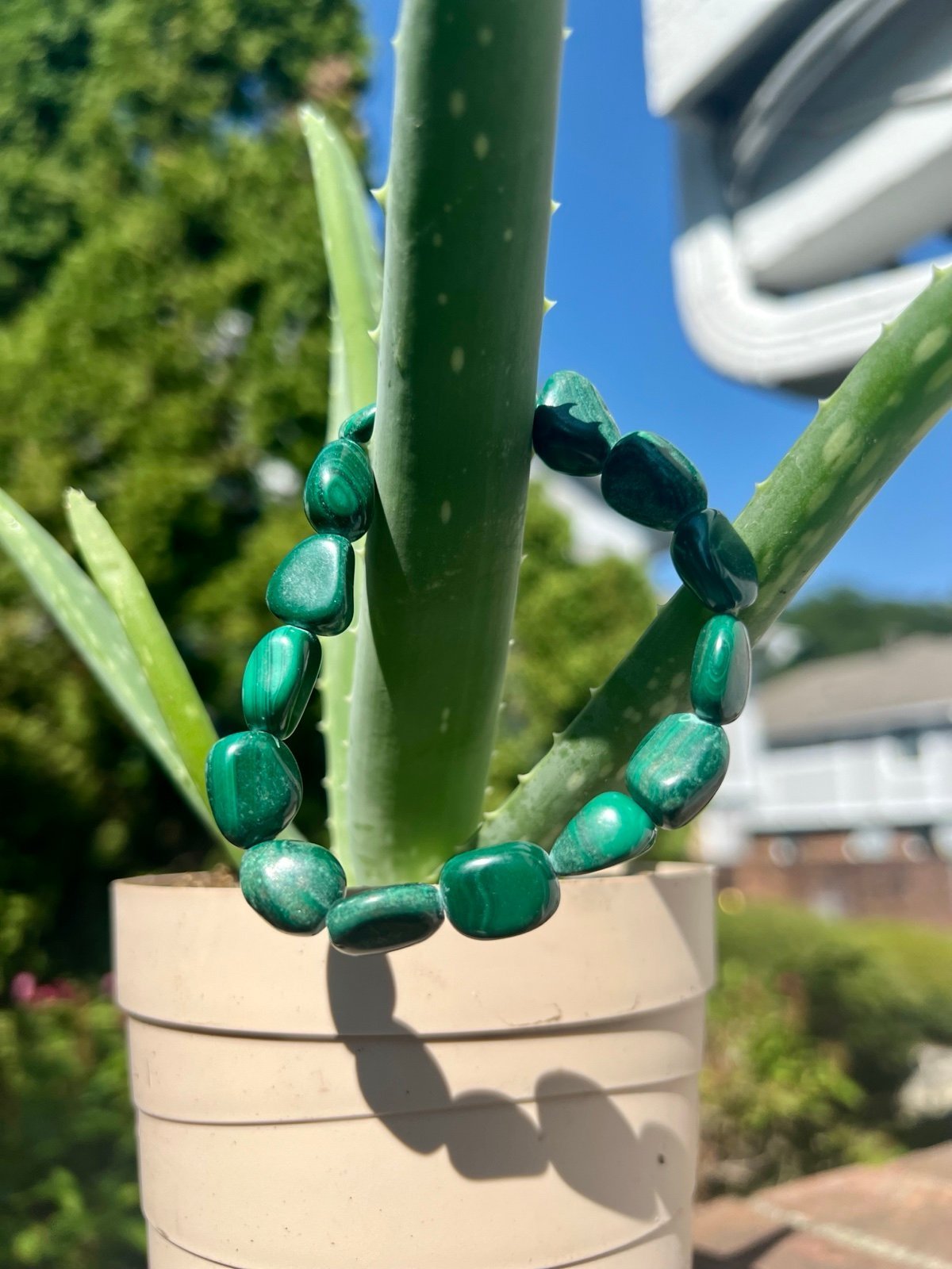 Natural Malachite Bracelet!