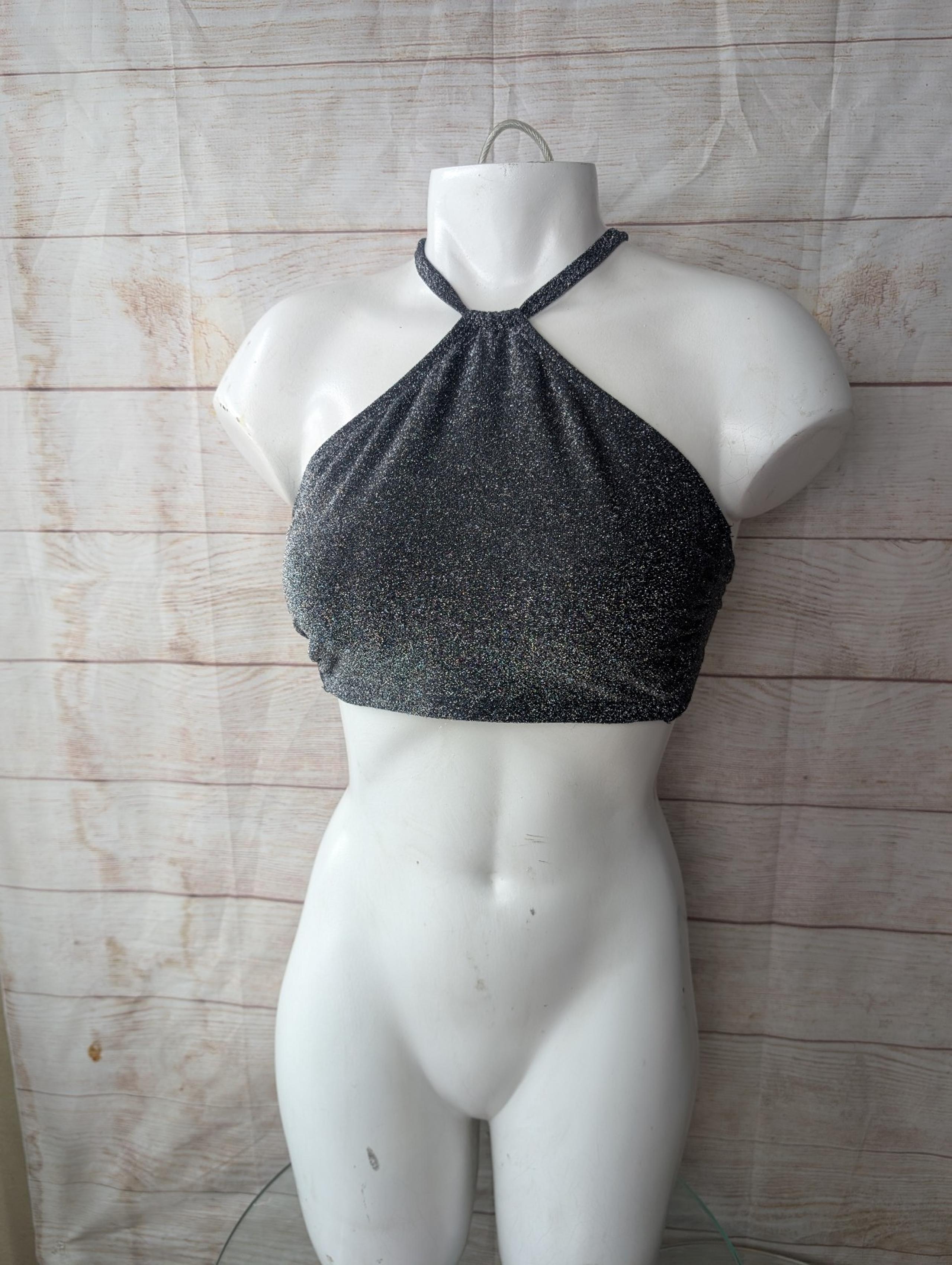 Wild Fable | Sparkling Halter Neck Top