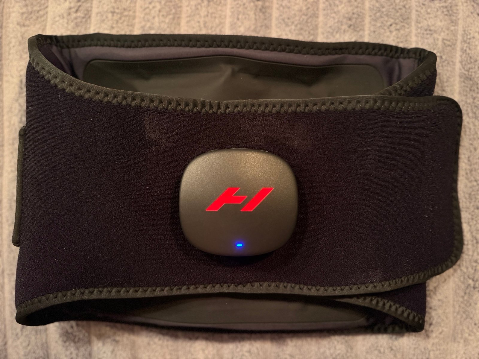 Hyperice Venom 2 Back Massage Belt Black Heat Massage Vibration Wrap