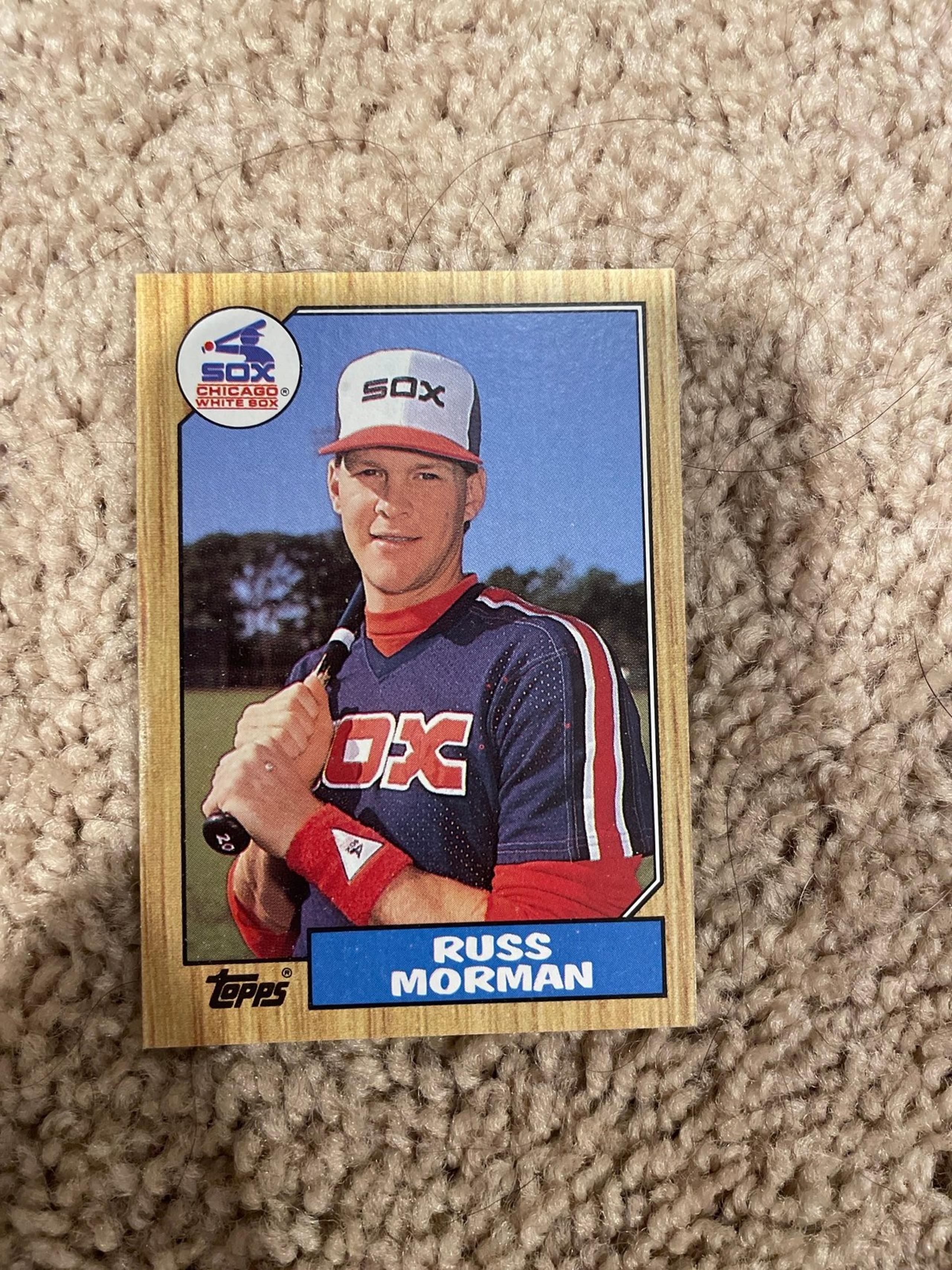 Russ Morman Baseball Topps Trading Card 1987