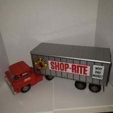 Marx #386 Shop Rite Pressed Steel Truck & Trailer