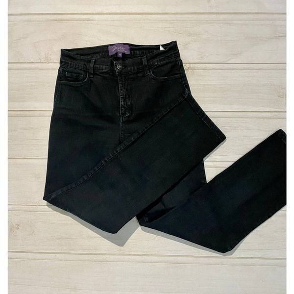 NYJD Black Wash High Waist Skinny Jeans