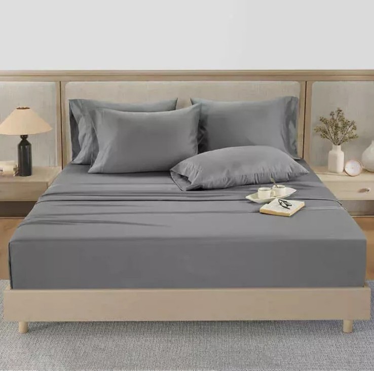 Hotel Signature Blue 800 Thread Count Cotton 6-Piece Sheet Set - Full