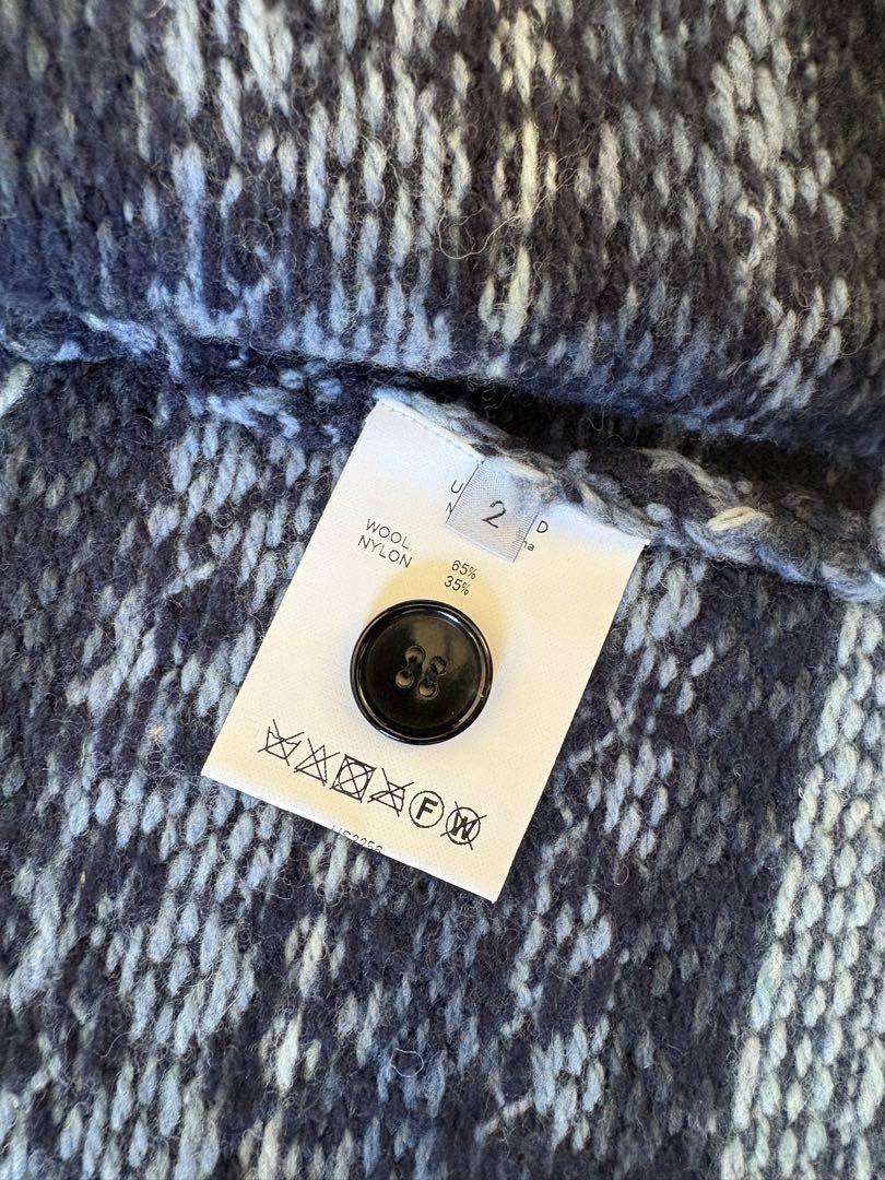 UNUSED Fair Isle Cardigan 22AW