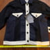 CAPSULE Arabeth Patches Color Block Demi versatile Trucker Jacket Italy Made