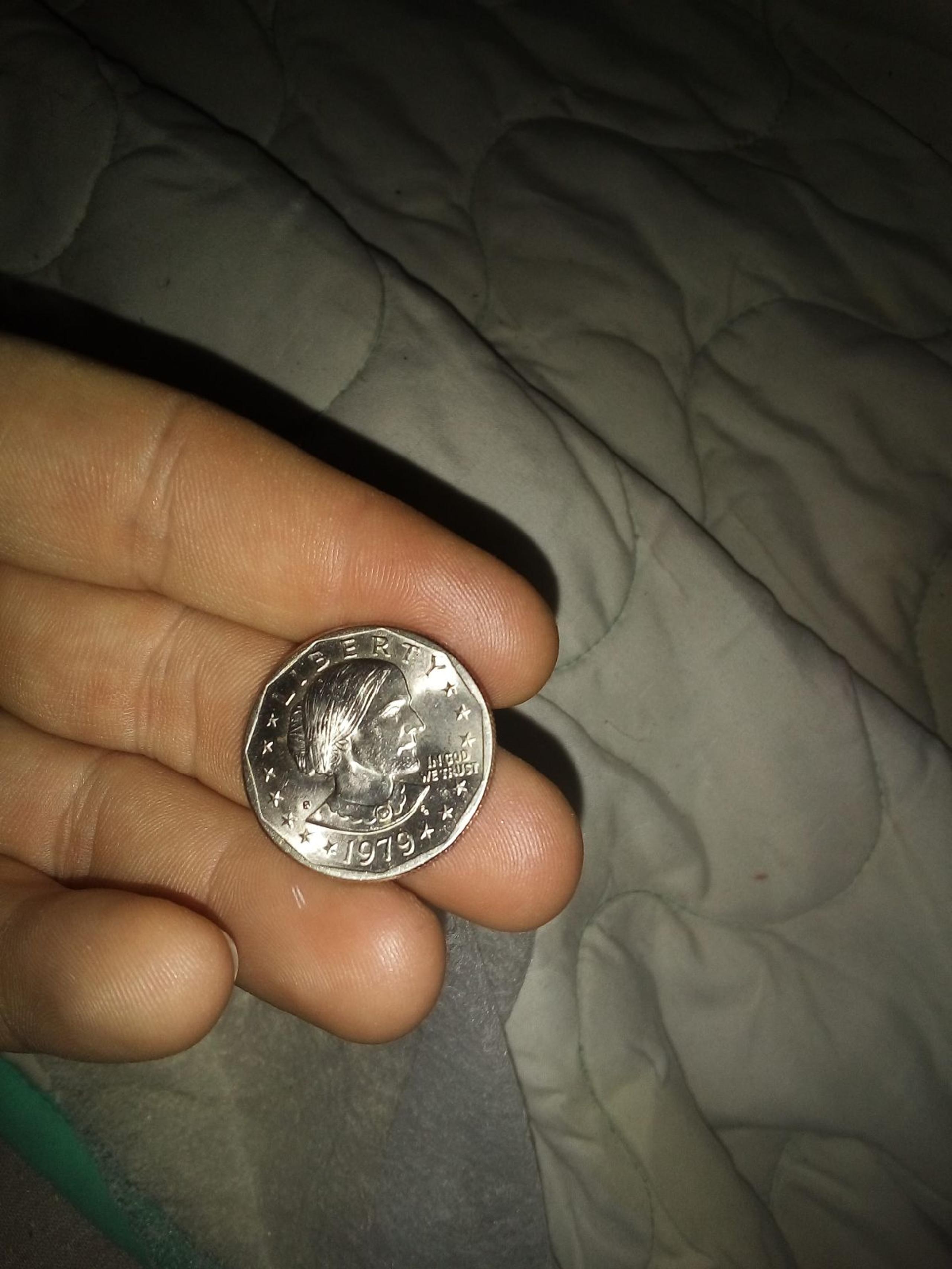 1979 Susan B Anthony dollar coin