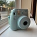 Sky blue instax mini w/ two packs of film