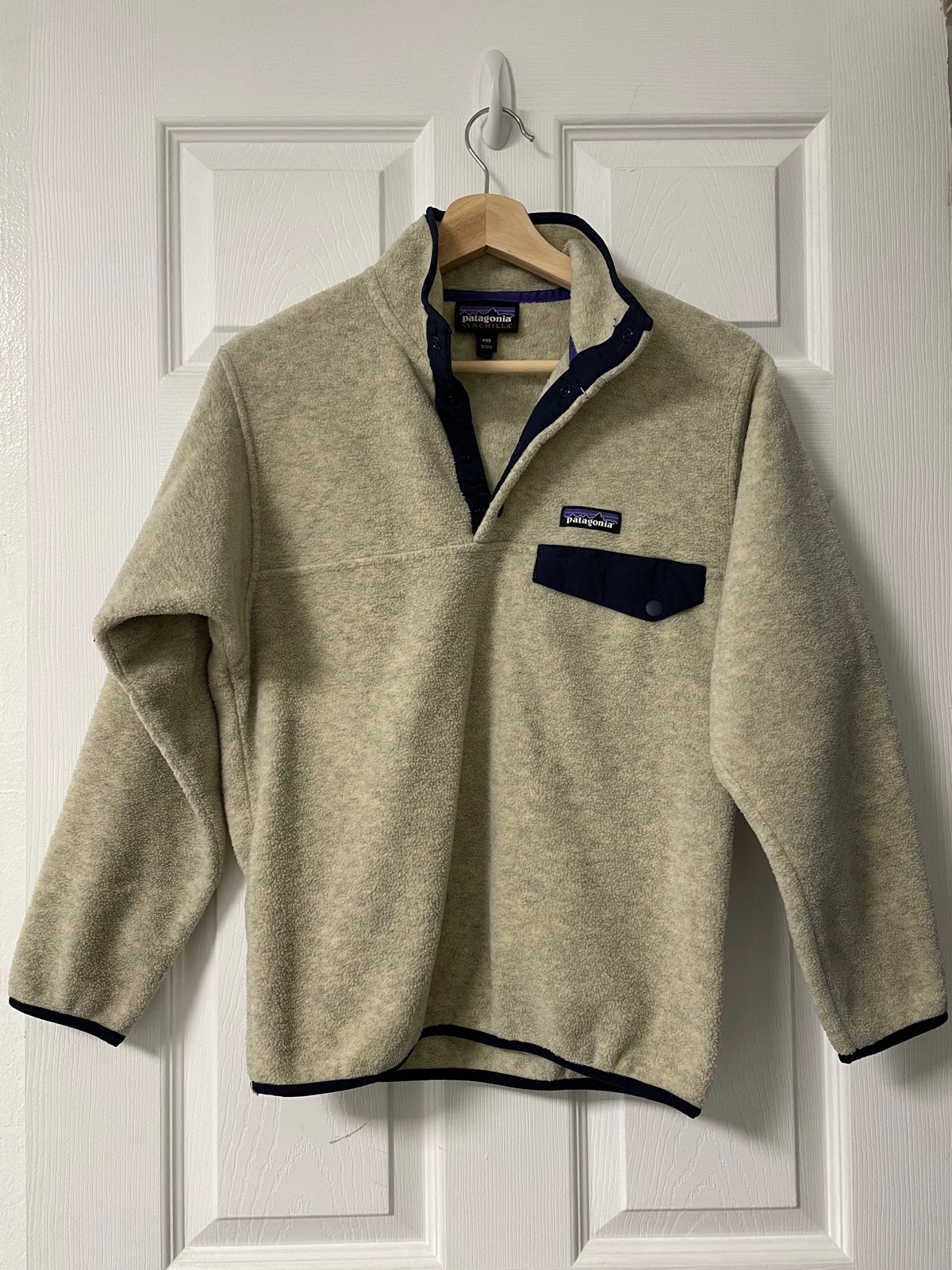 Patagonia Synchilla Snap-T Fleece Pullover (Oatmeal Heather, Men’s XXS)