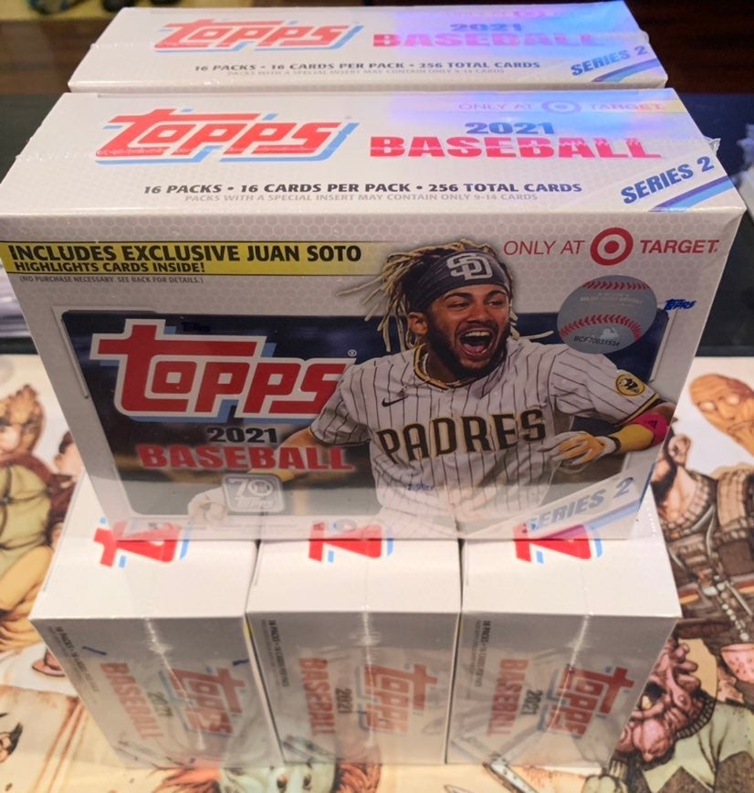x4 2021 Topps Baseball Series 2 Mega Boxes | Possible Juan Soto auto's!