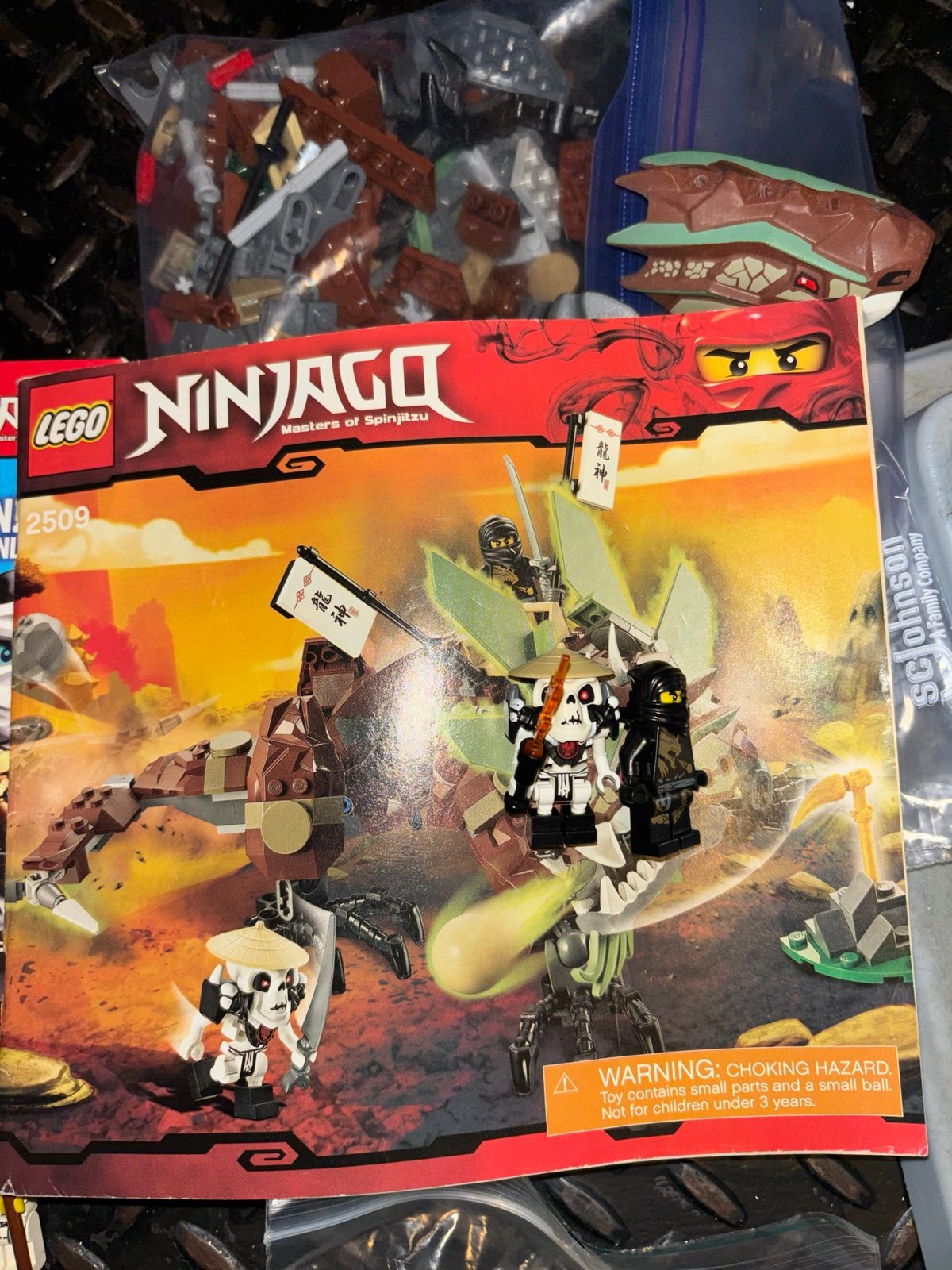 Lego ninjago both dragons ice and earth dragon 2 SETS