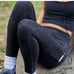 NWT OFFLINE Aerie Size S Navy Heather Hugger Pocket Legging High Rise Gym Active