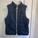 Polo Jeans Co Ralph Lauren Reversible Puffer Down Blue and White Vest Small