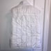 Polo Jeans Co Ralph Lauren Reversible Puffer Down Blue and White Vest Small