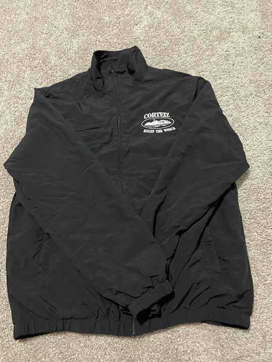Corteiz Men's Nylon Jacket - Black - L