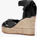 Cole Haan Cloudfeel Hampton Wedge Jute Heel Leather Sandals