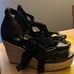 Cole Haan Cloudfeel Hampton Wedge Jute Heel Leather Sandals