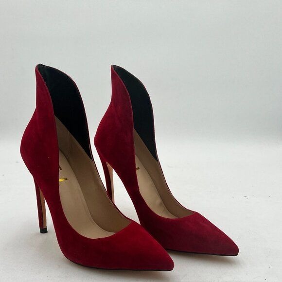 FSJ Women Stiletto High Heels Pumps Pointed Toe Slide Formal Party Evening Dress