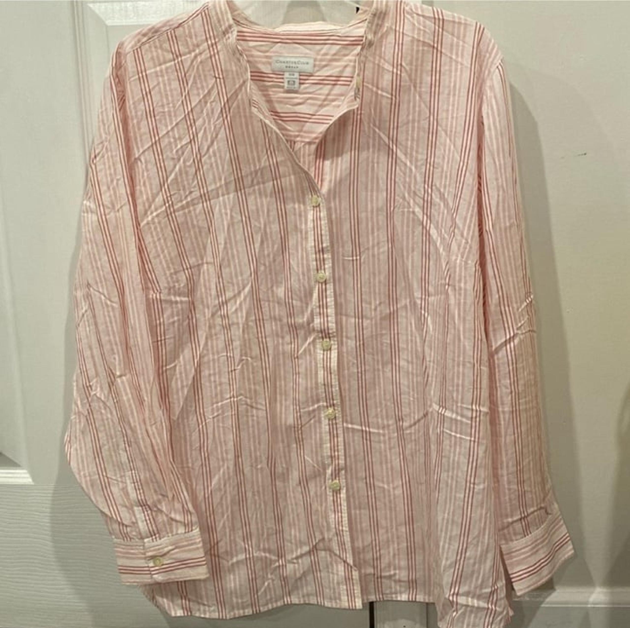 Charter Club Button Down Blouse - Women’s Size 16W - NEW WITHOUT TAGS shirt plus