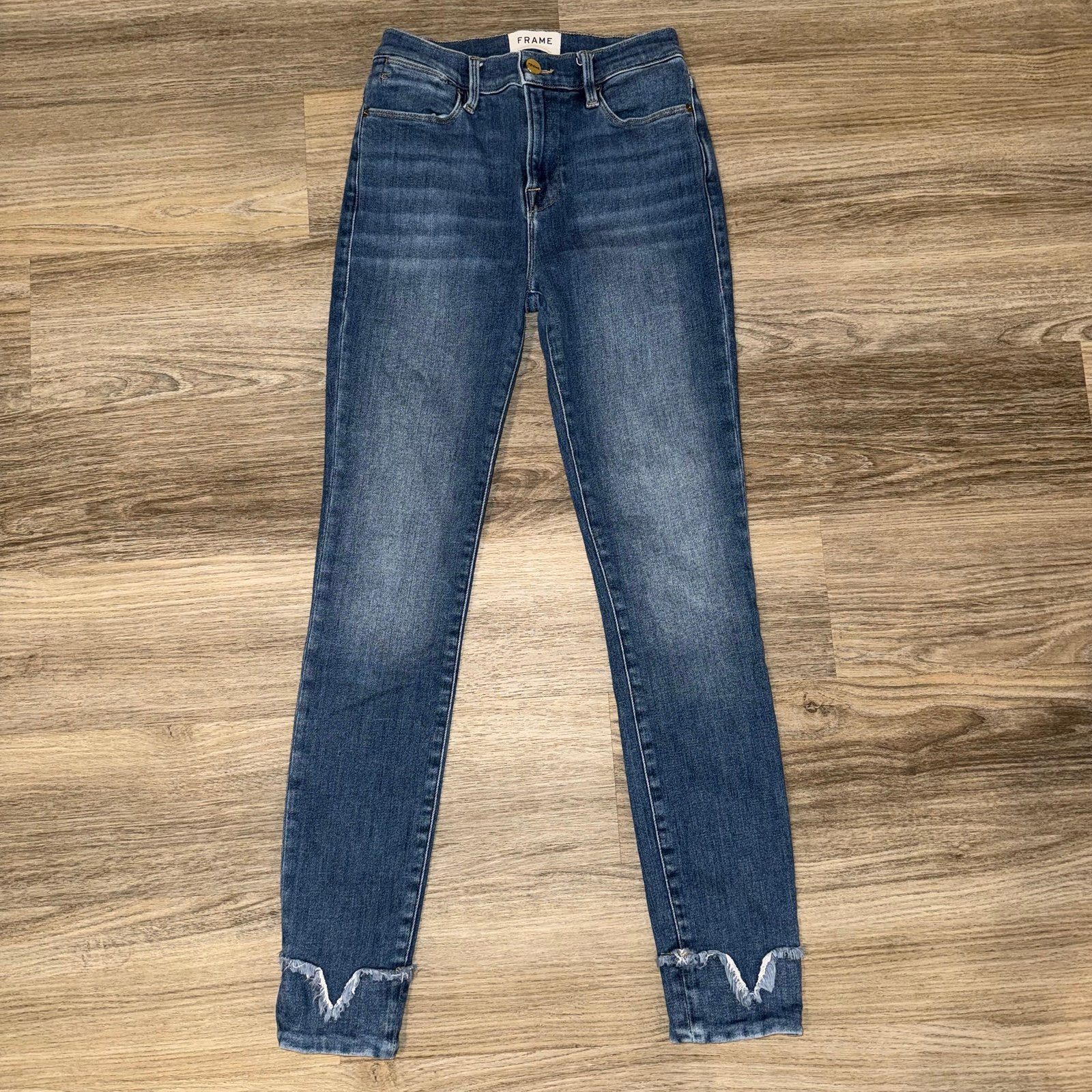 Frame Le High Skinny Women’s Jeans Stretch LHSKVCF801 LIVERPOOL Size 25