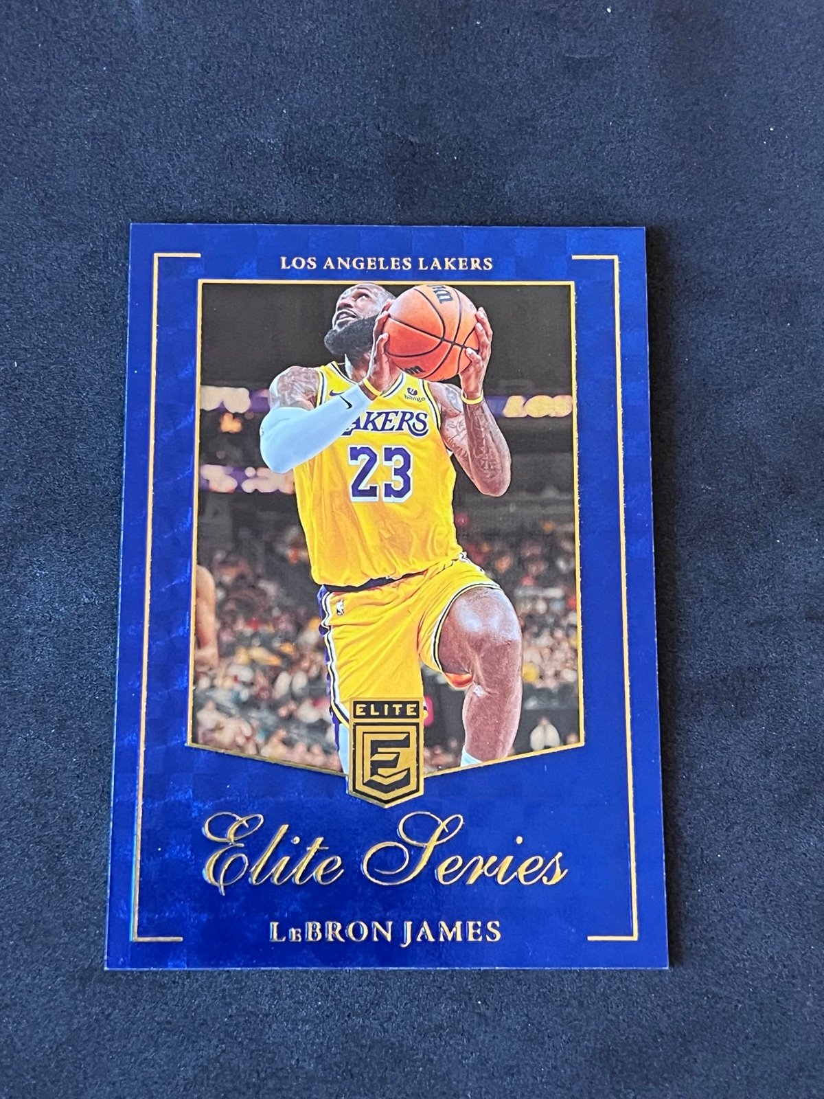 23-24 Panini Donruss Elite - LEBRON JAMES ELITE SERIES Blue #69/99 Lakers