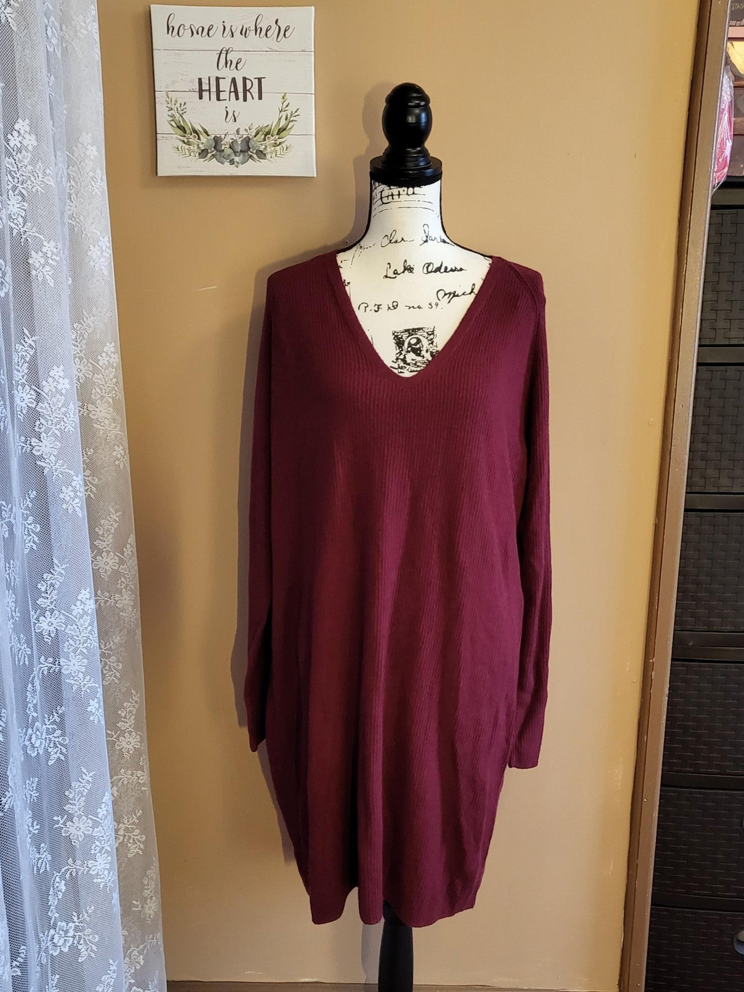 NWT Maroon Sweater Dress
