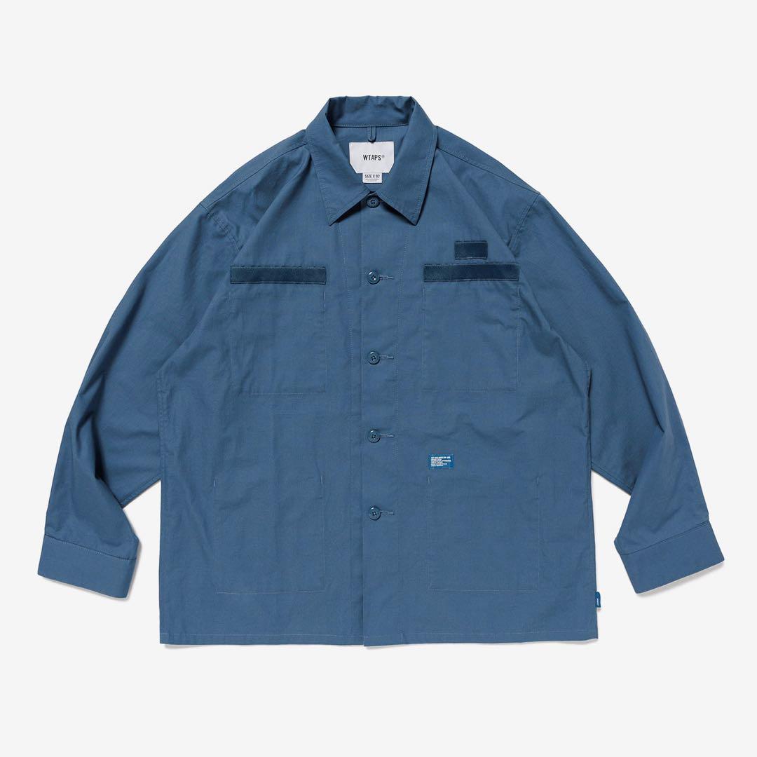 wtaps 25ss SIGN / LS / COTTON MサイズTEAL
