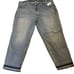 NWT Old Navy Mid-Rise Boyfriend Straight Cut-Off Ankle Jeans Light Wash Size 20