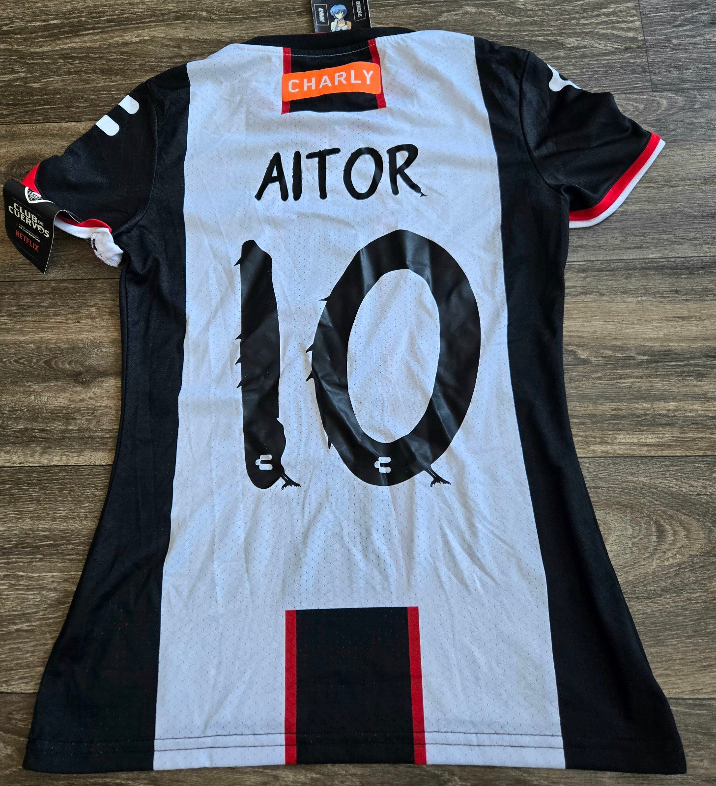 Charly Club de Cuervos Netflix Soccer Jersey Womens Size Small