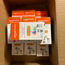 10 Amazon Basics smart color changing LED A19 bulbs