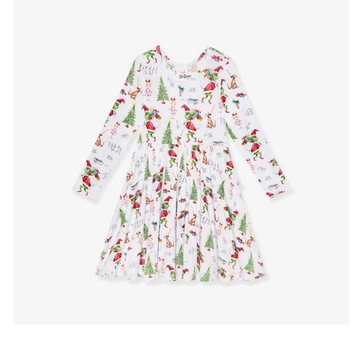 Posh Peanut Dr. Seuss The Grinch who ville twirl