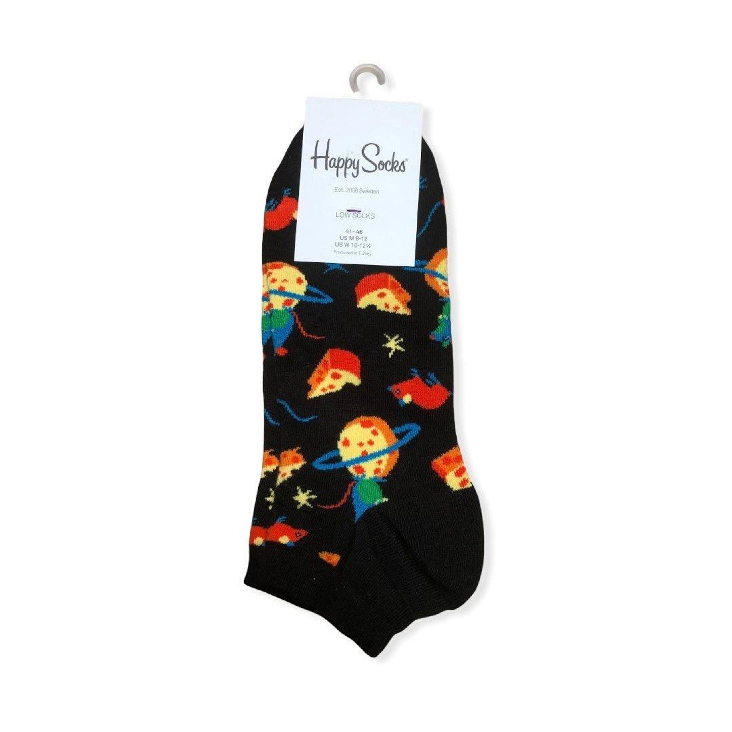 Happy Socks Women’s Black Cheese Low Socks