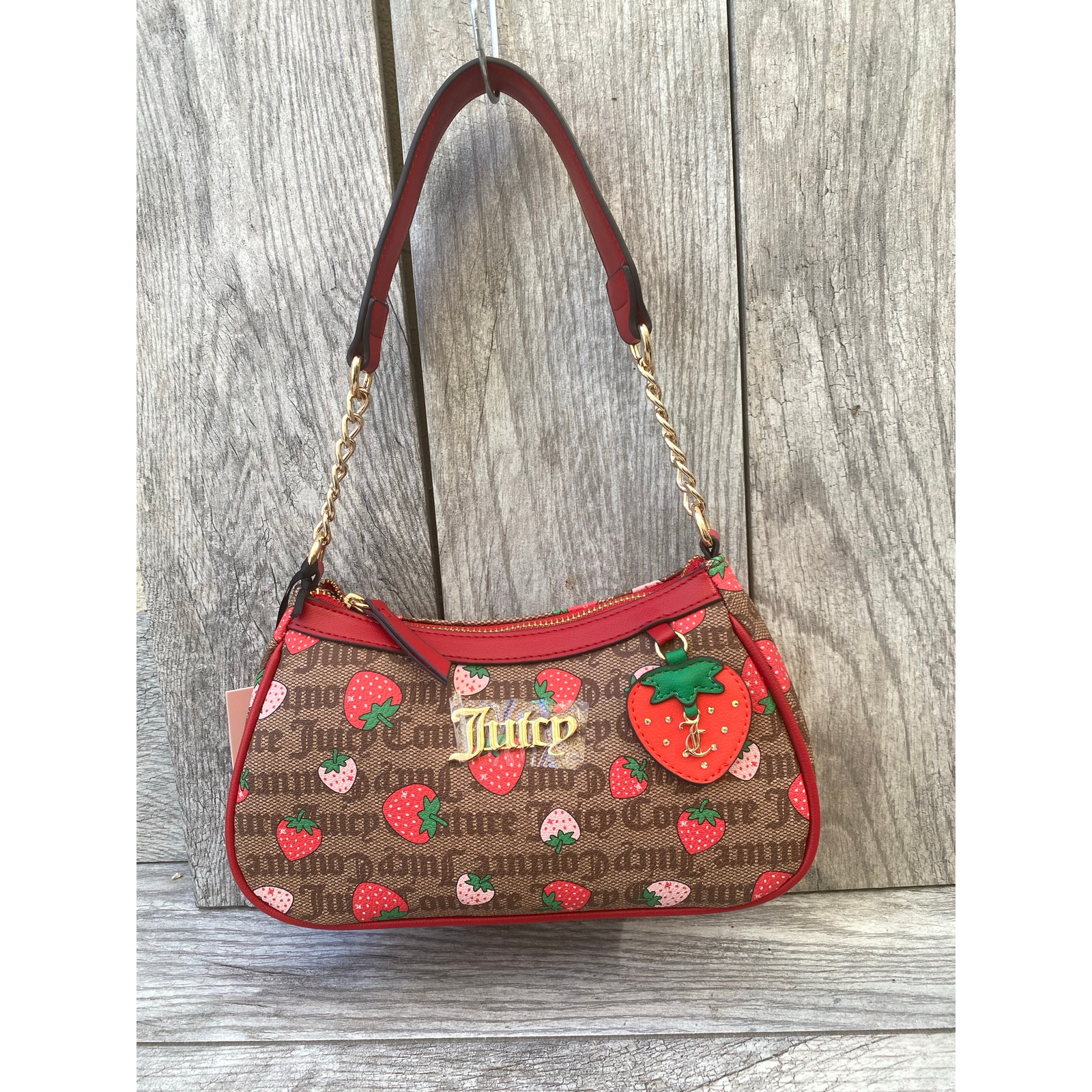 Juicy Couture Chain-Link Leather Handbags | Mercari