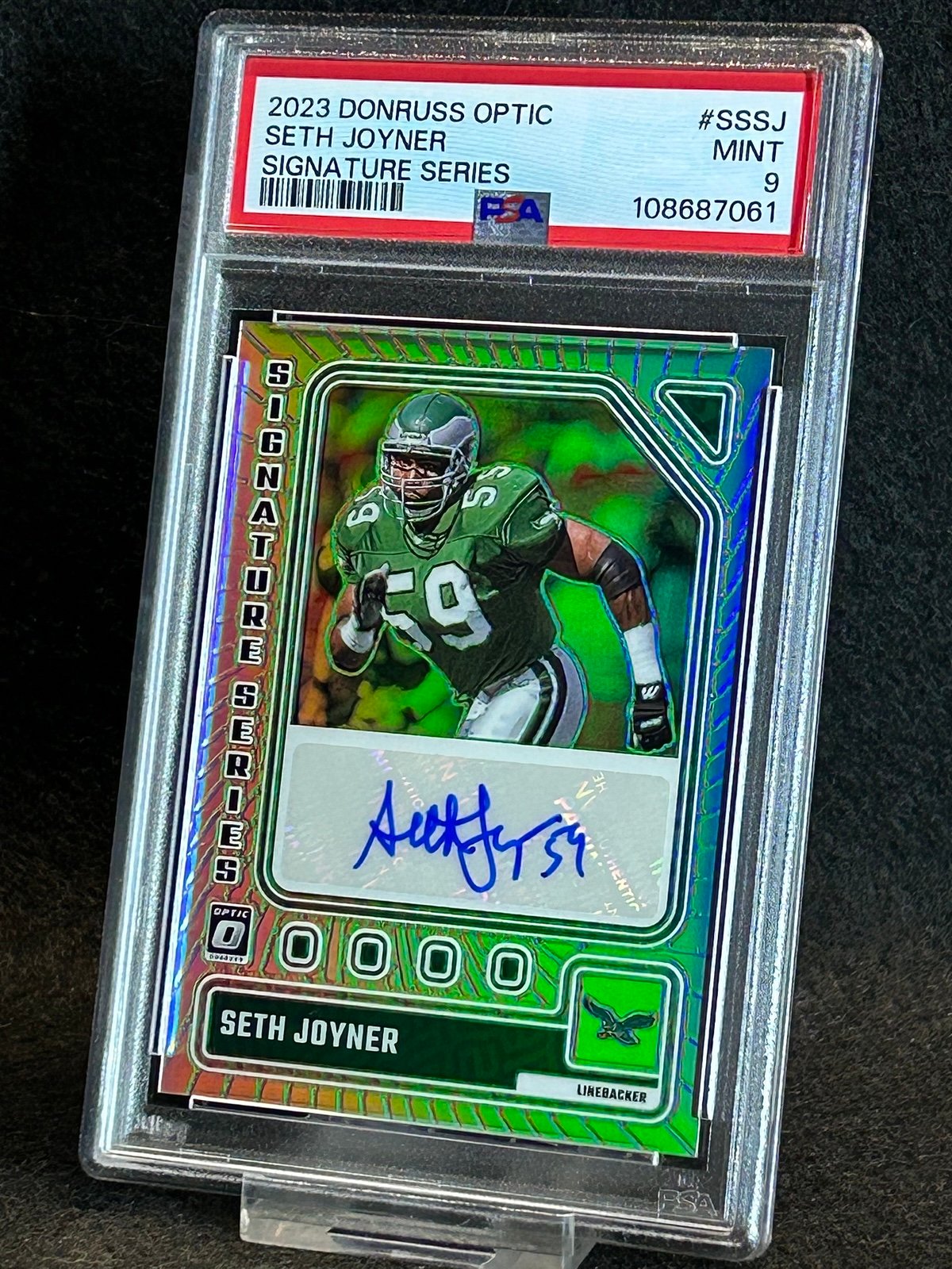 2023 seth joyner Signature Series PSA 9