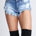 denim shorts