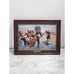 The Emigrants Frederic Remington Porcelain Print Framed COA Western Vtg 13x10