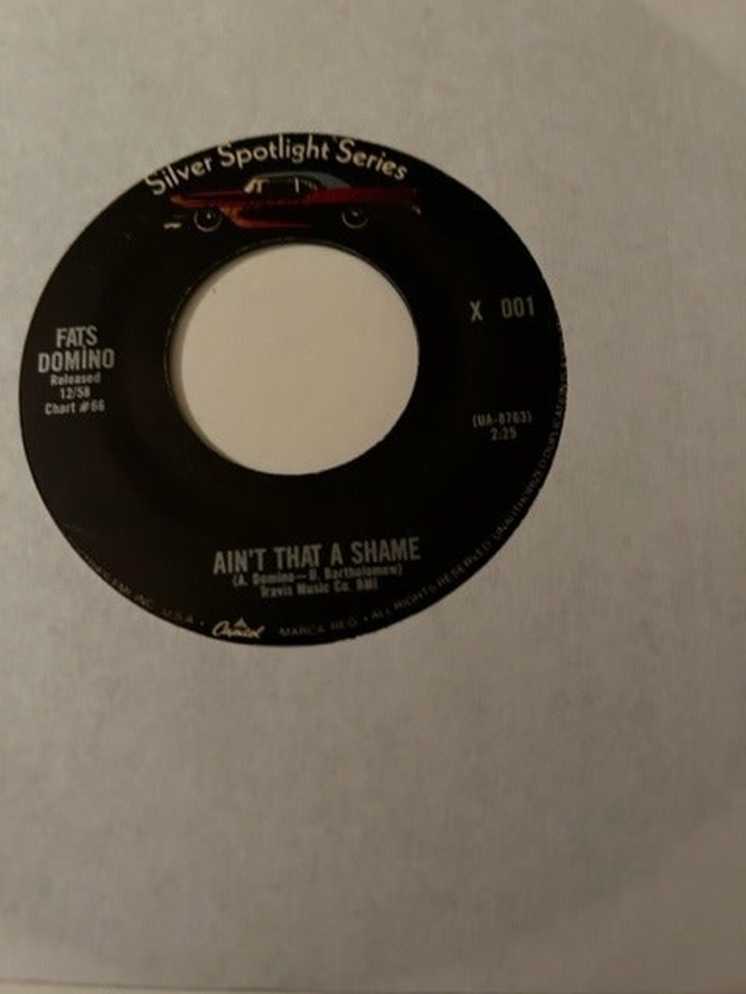 FAT'S DOMINO, 45 RPM VINYL RECORD